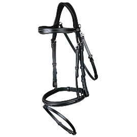 Dy'on Flash Noseband Bridle With Snap Hooks